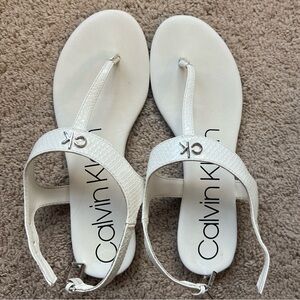 Calvin Klein Thong Strap Sandals